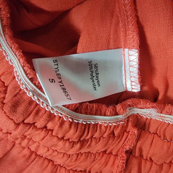 Do + Be Ruffle Sleeveless Blouse Top Size Small - Picture 6 of 6